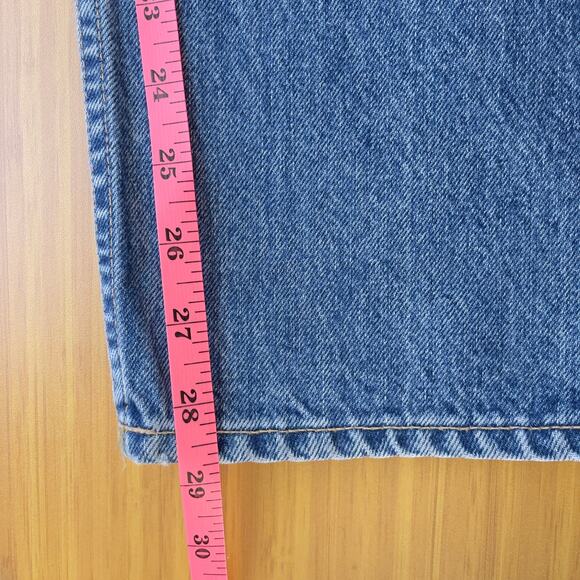 SLVRLAKE Dakota Jeans Road To Nowhere Medium Wash Straight Leg High Rise 29 - Picture 13 of 15